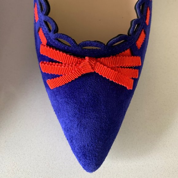 LK Bennett Suede Kitten Heel -Feminine styles with just the right amount of lift - Picture 7 of 10